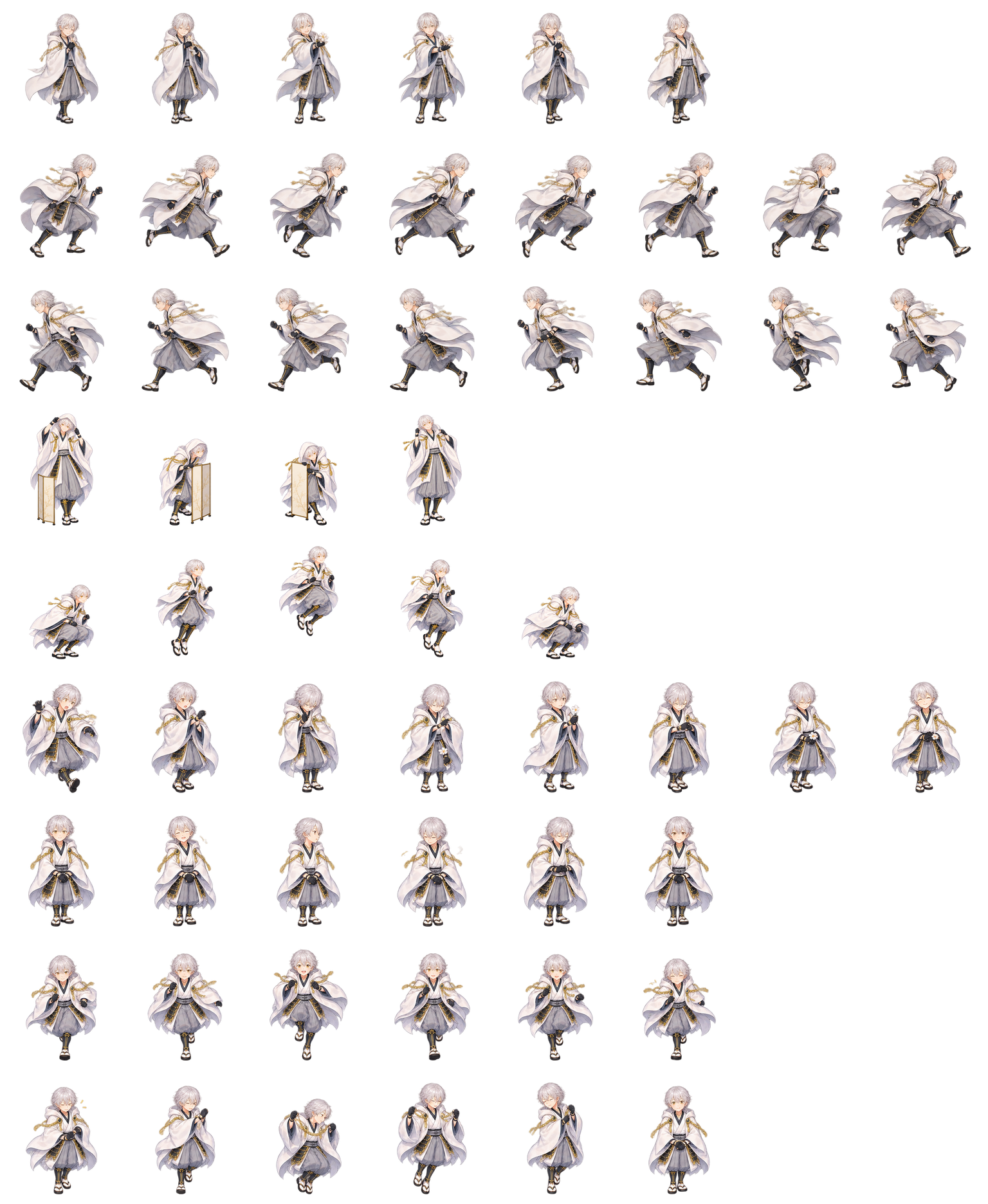 鹤丸国永 Tsurumaru Kuninaga Codex pet original spritesheet