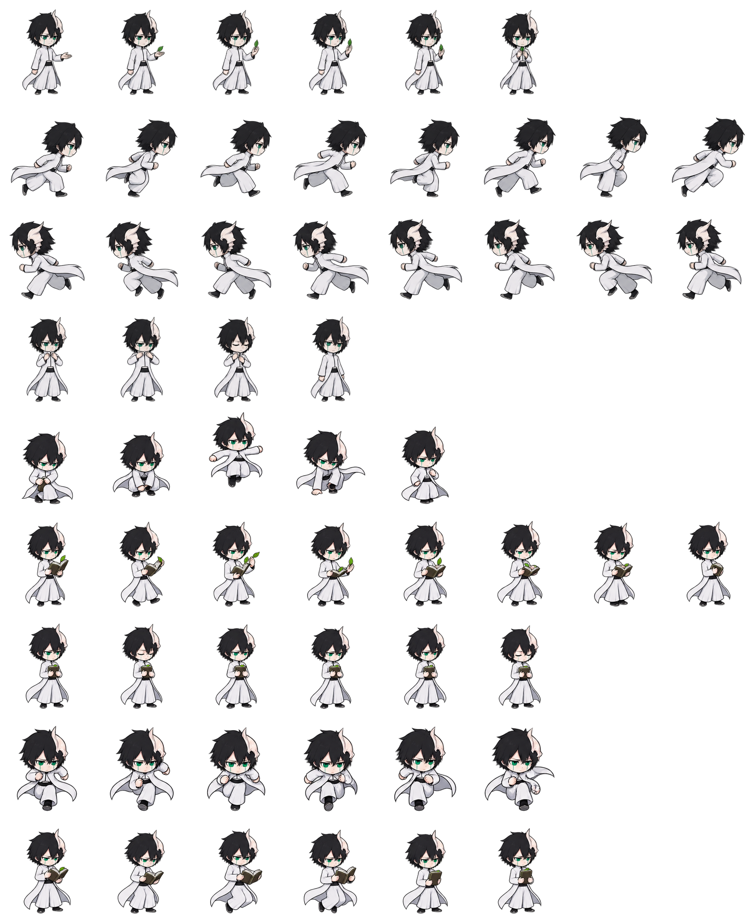 乌尔奇奥拉·西法 Ulquiorra Cifer Codex pet original spritesheet