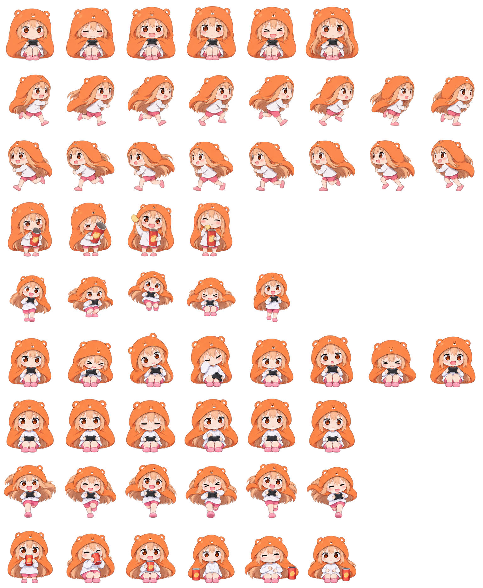 土间埋 Umaru Doma Codex pet original spritesheet