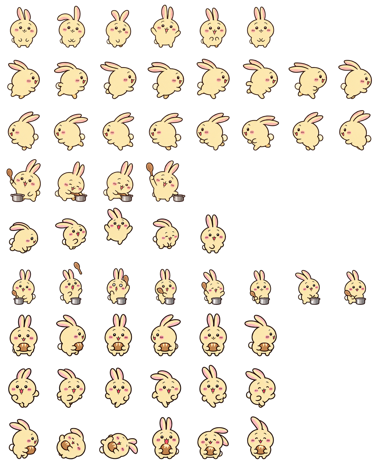 乌萨奇 Usagi (Chiikawa) Codex pet original spritesheet