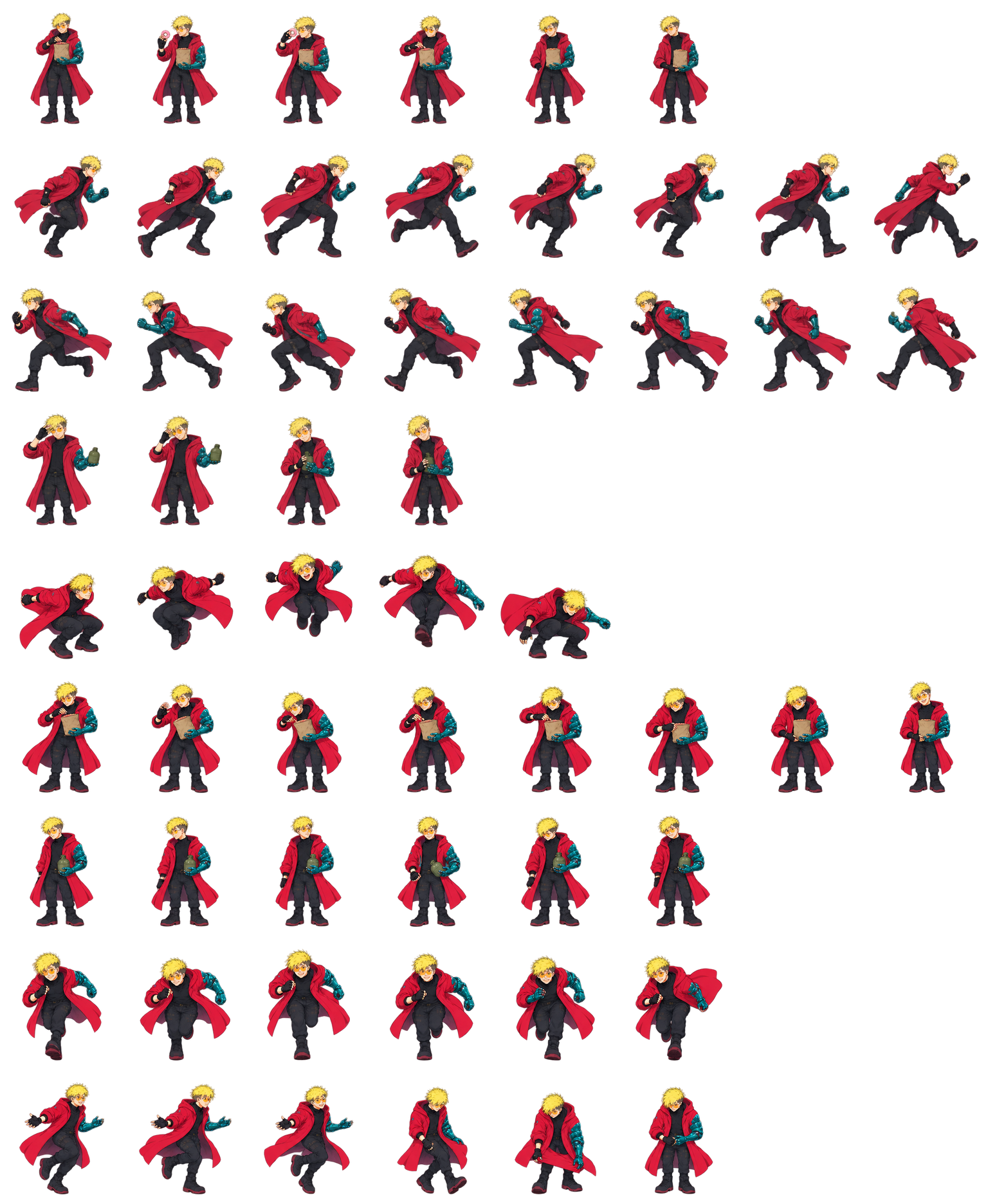 法修·史丹比特 Vash the Stampede Codex pet original spritesheet