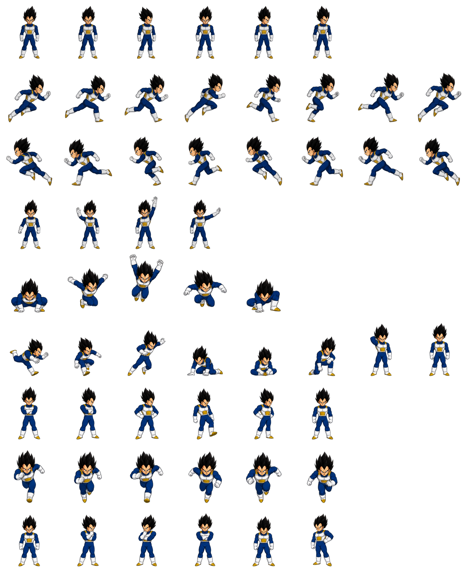 Vegeta — Cozy Fan Art Codex pet original spritesheet