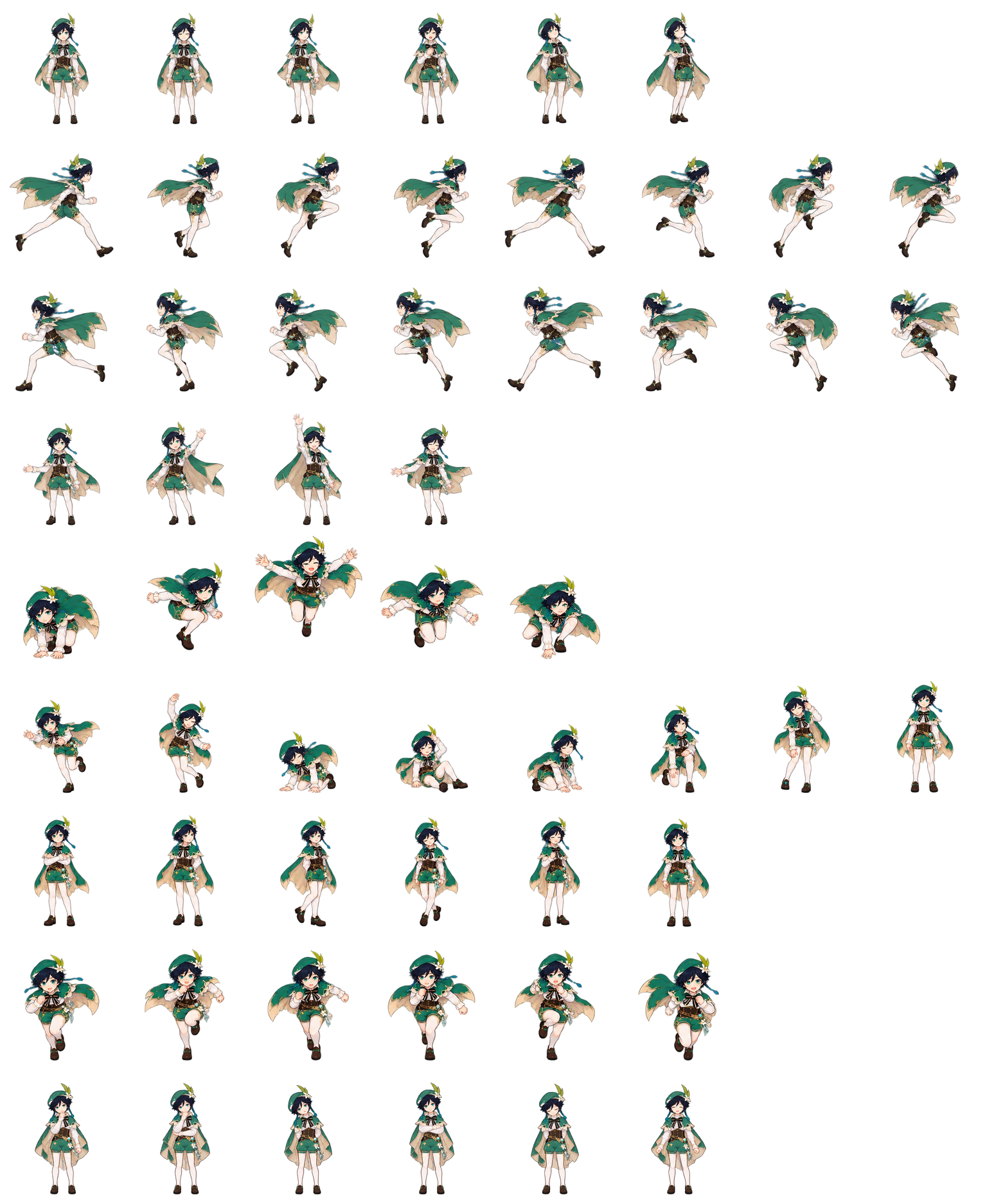 温迪 Venti Codex pet original spritesheet