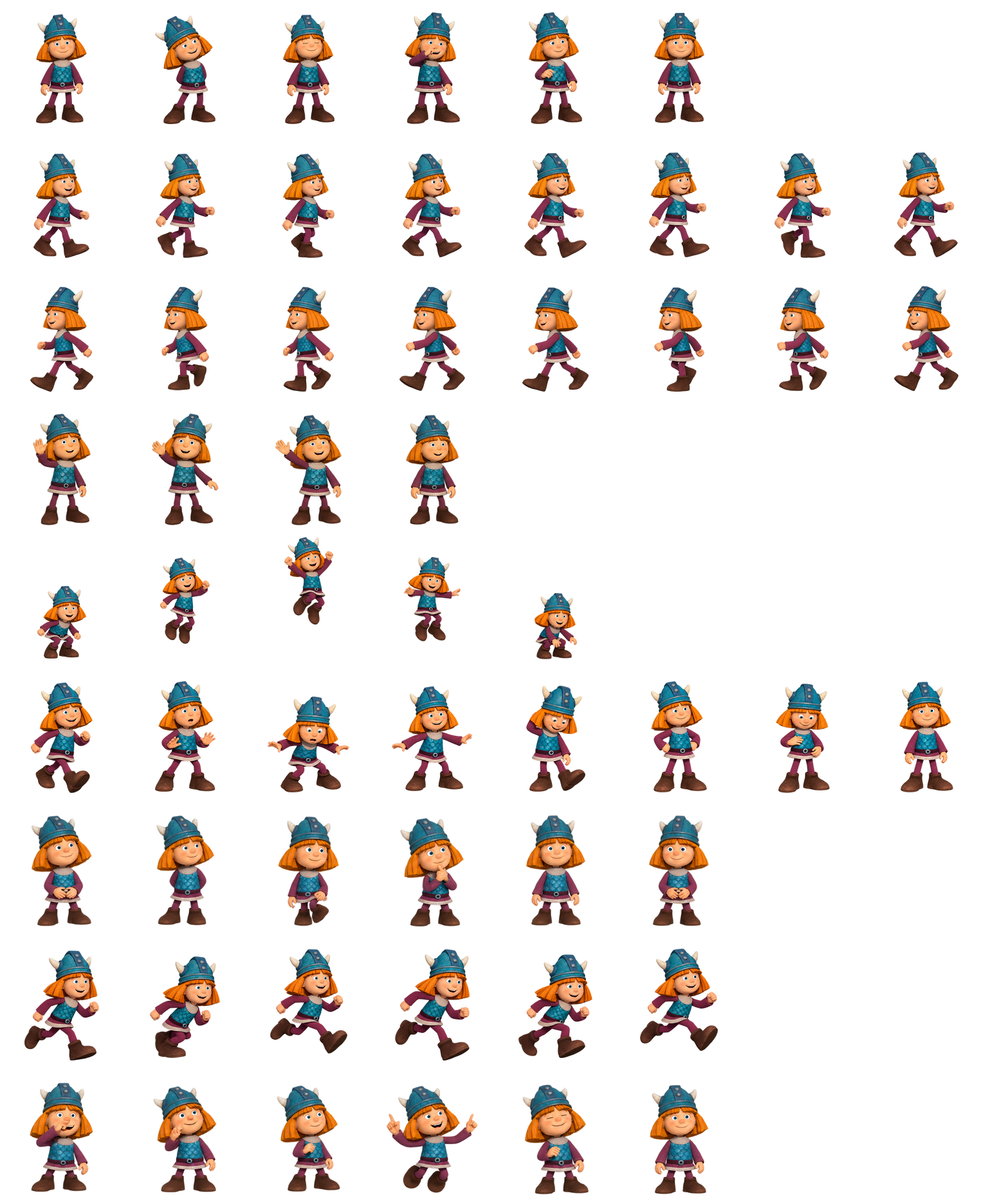 小威 Vicky the Viking Codex pet original spritesheet