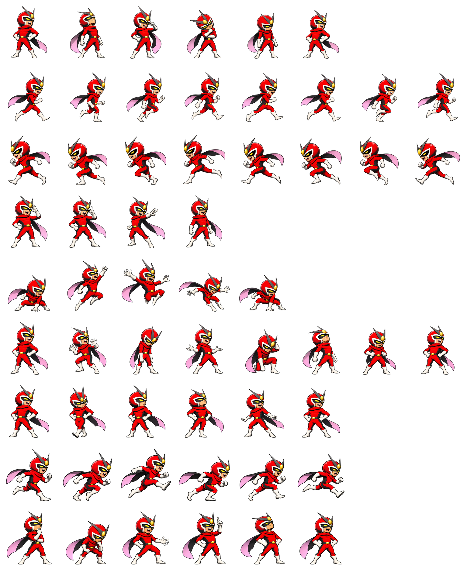 红侠乔伊 Viewtiful Joe Codex pet original spritesheet