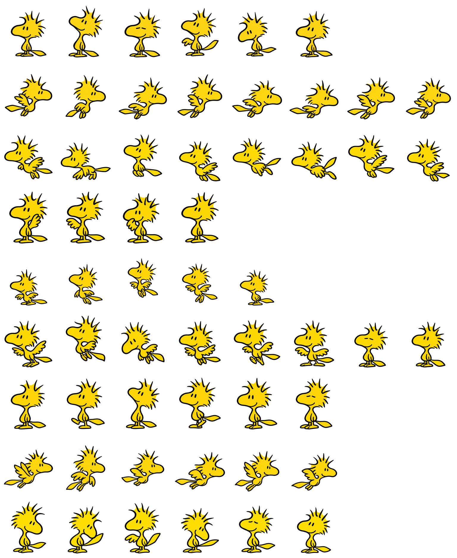 糊涂塌客 Woodstock Codex pet original spritesheet