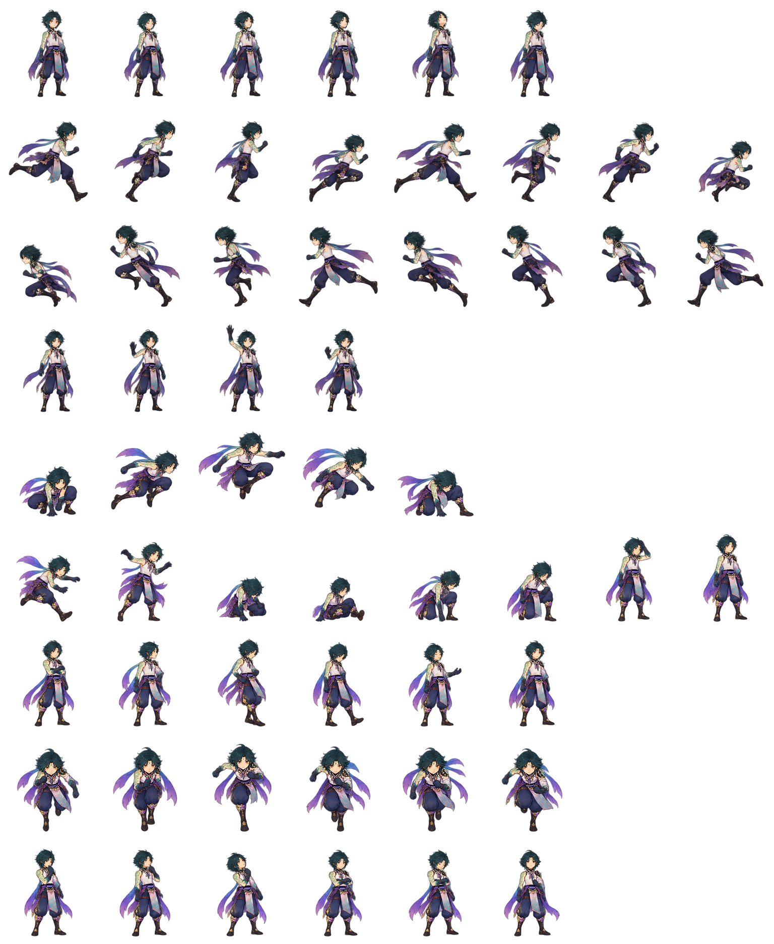 魈 Xiao Codex pet original spritesheet