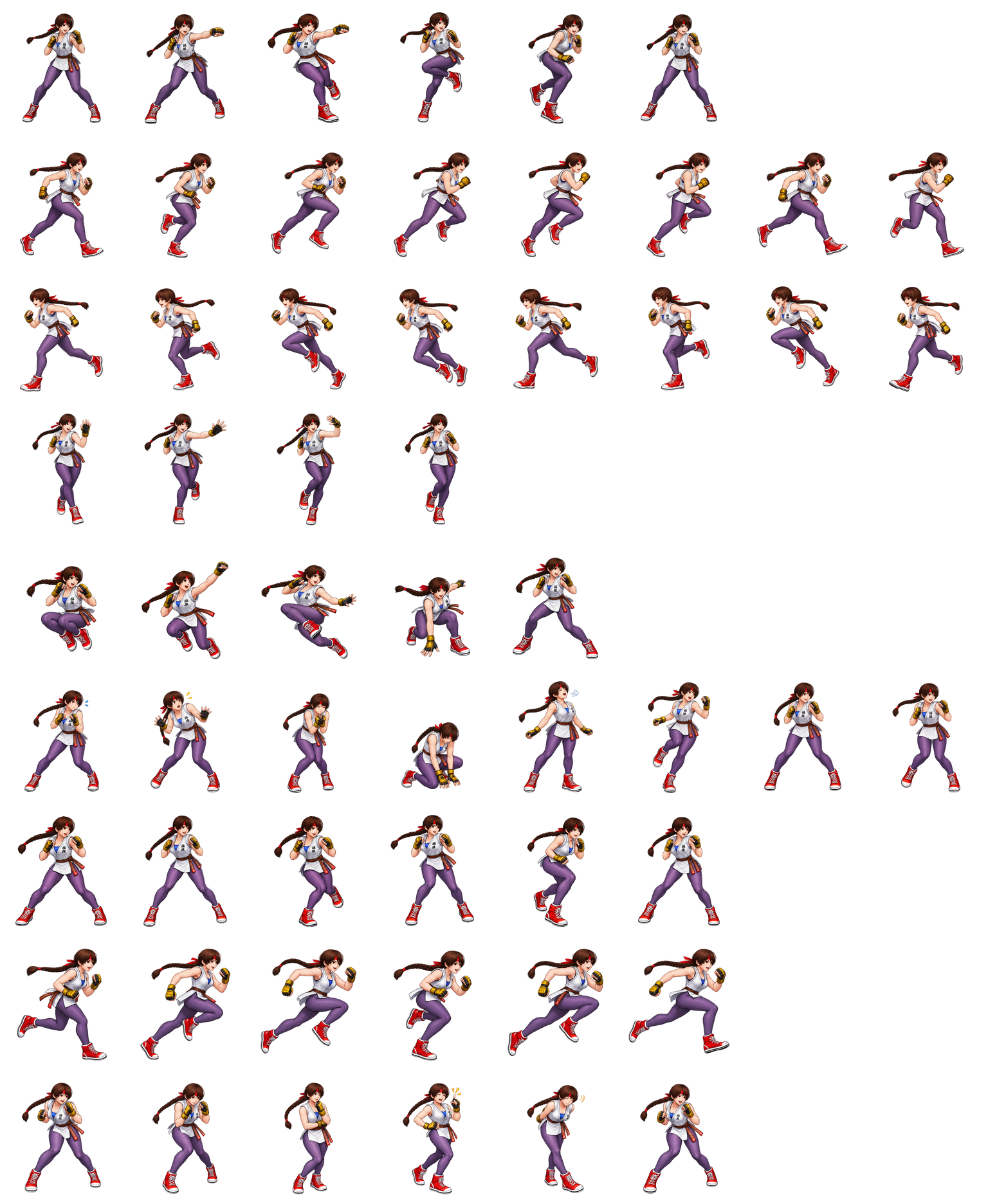 坂崎百合 Yuri Sakazaki Codex pet original spritesheet