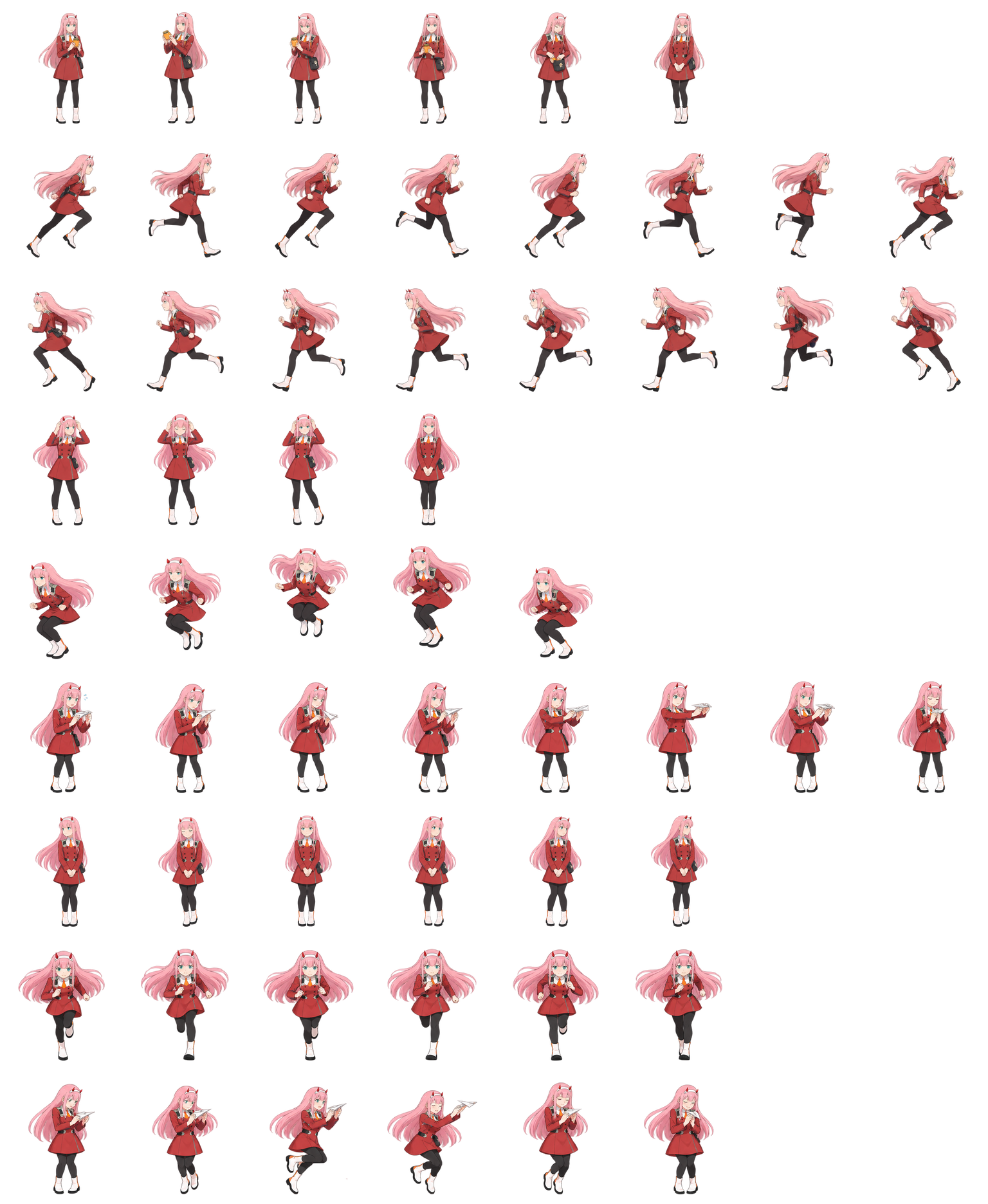 零二 Zero Two Codex pet original spritesheet