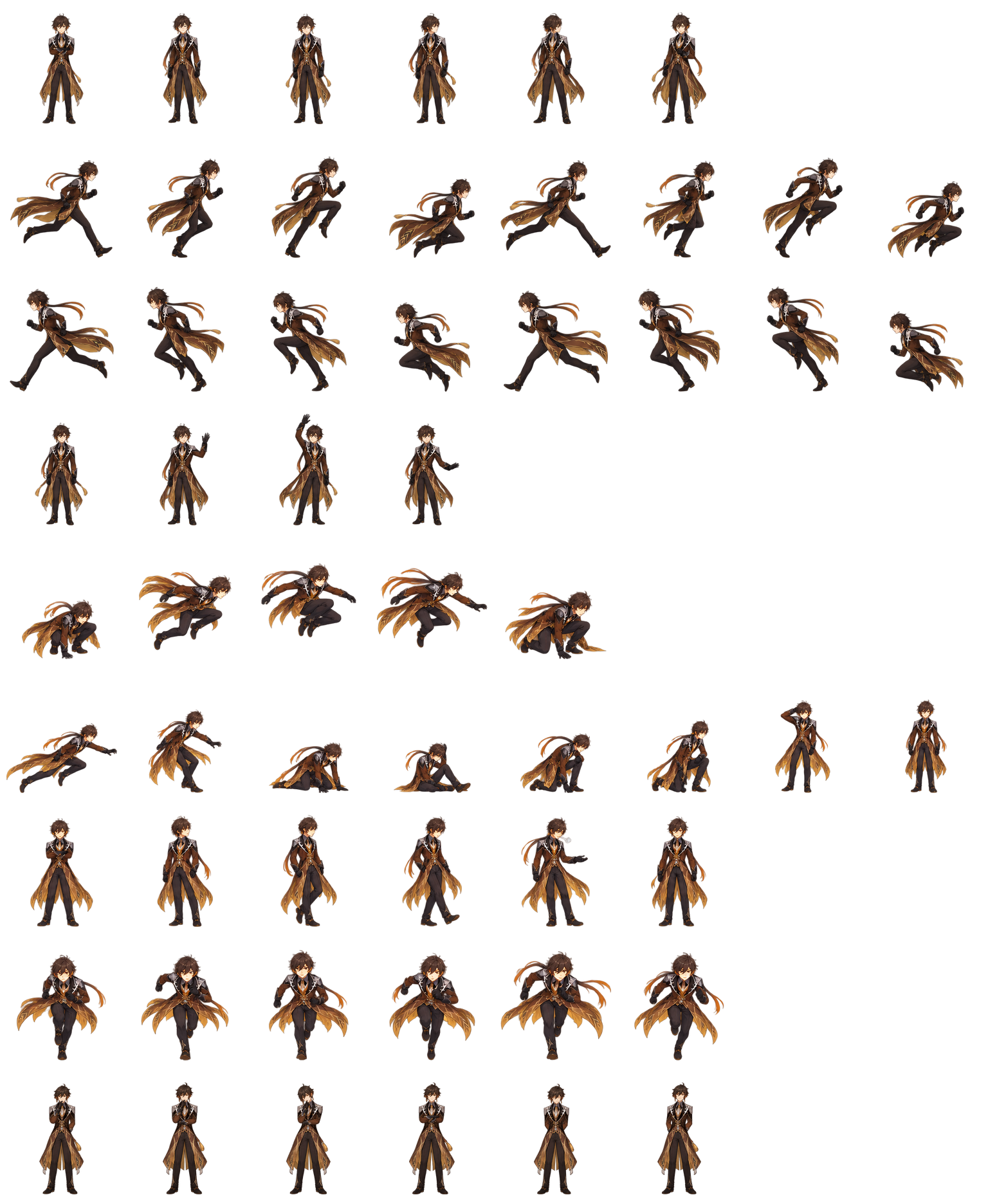 钟离 Zhongli Codex pet original spritesheet