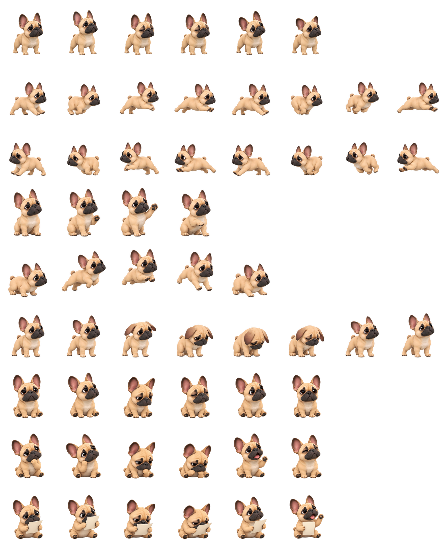 Frenchie Dumpling Codex pet original spritesheet