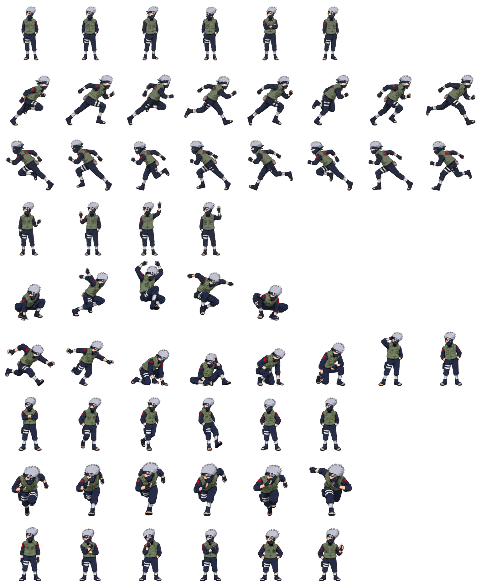 Kakashi Hatake Codex pet original spritesheet