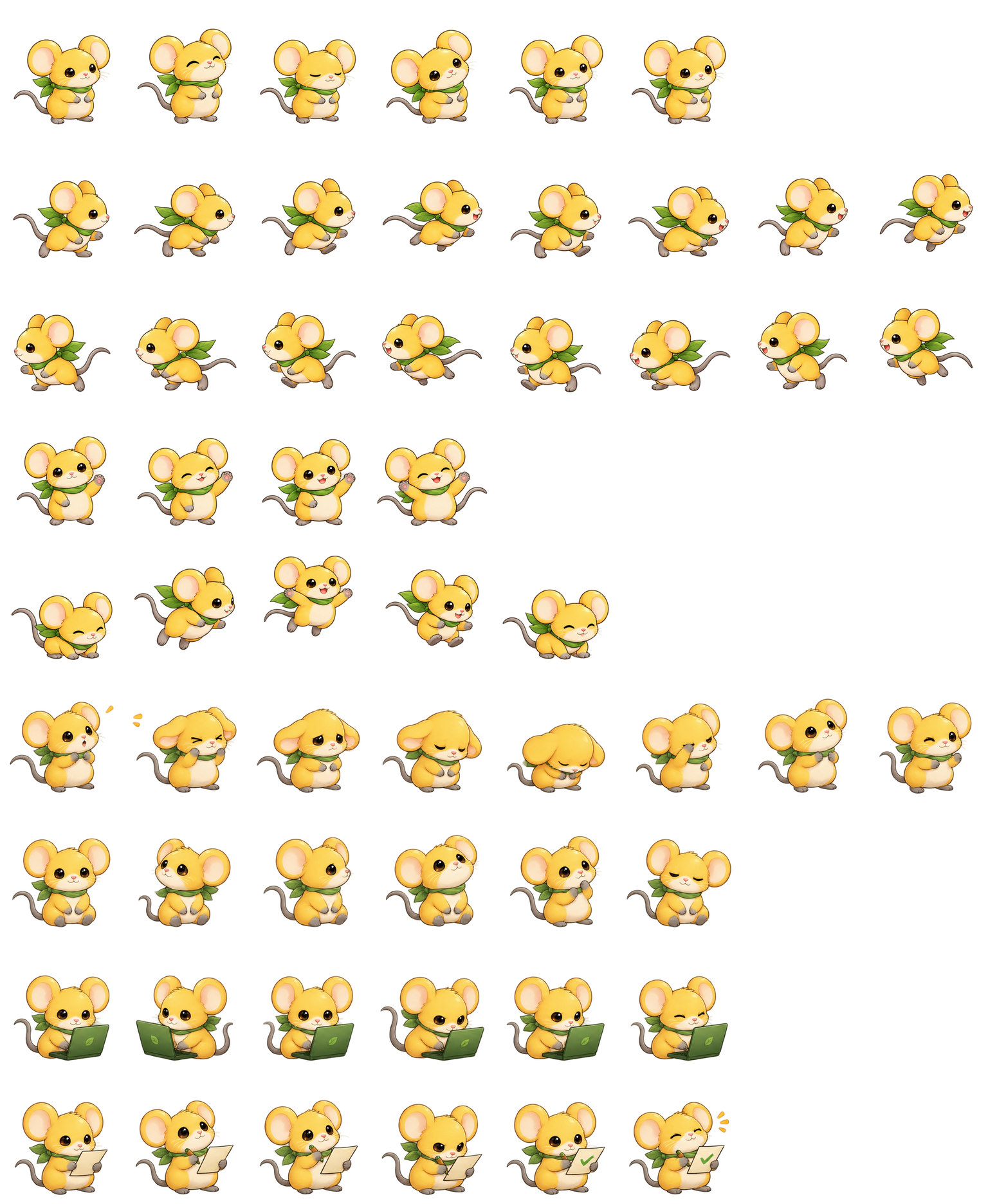 Lemon Mouse Codex pet original spritesheet