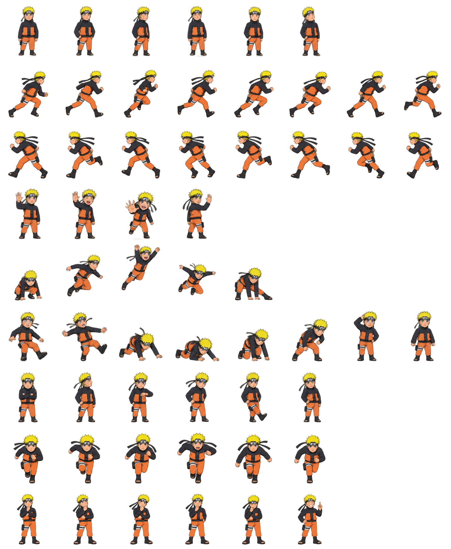 Naruto Uzumaki Codex pet original spritesheet
