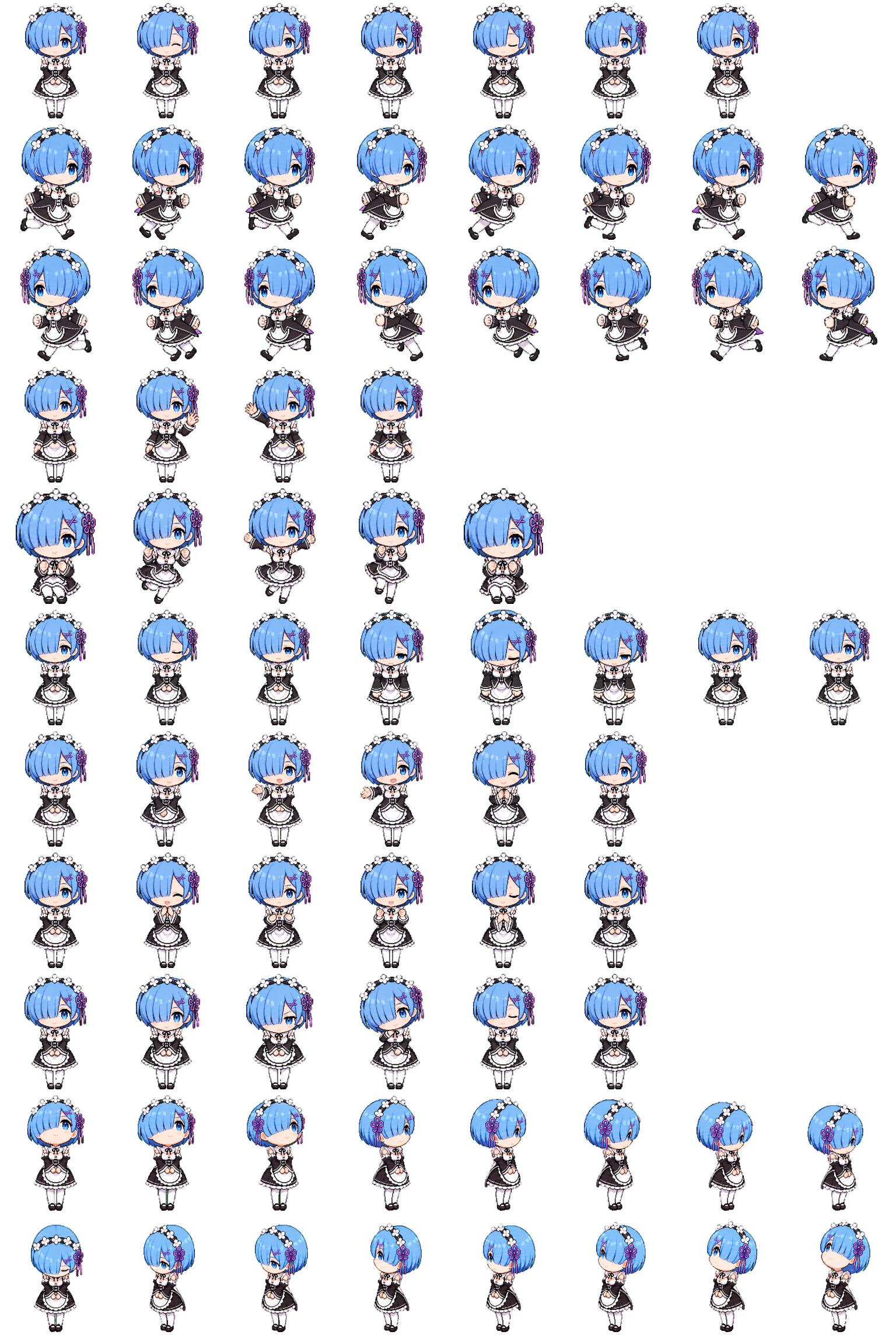Rem Chibi Codex pet original spritesheet
