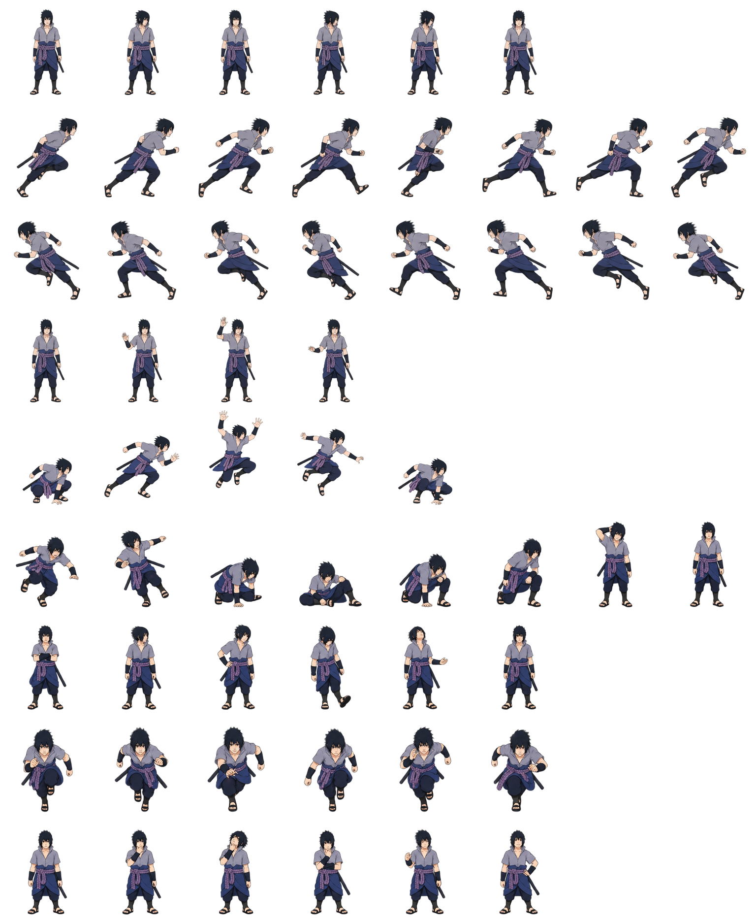 Sasuke Uchiha Codex pet original spritesheet