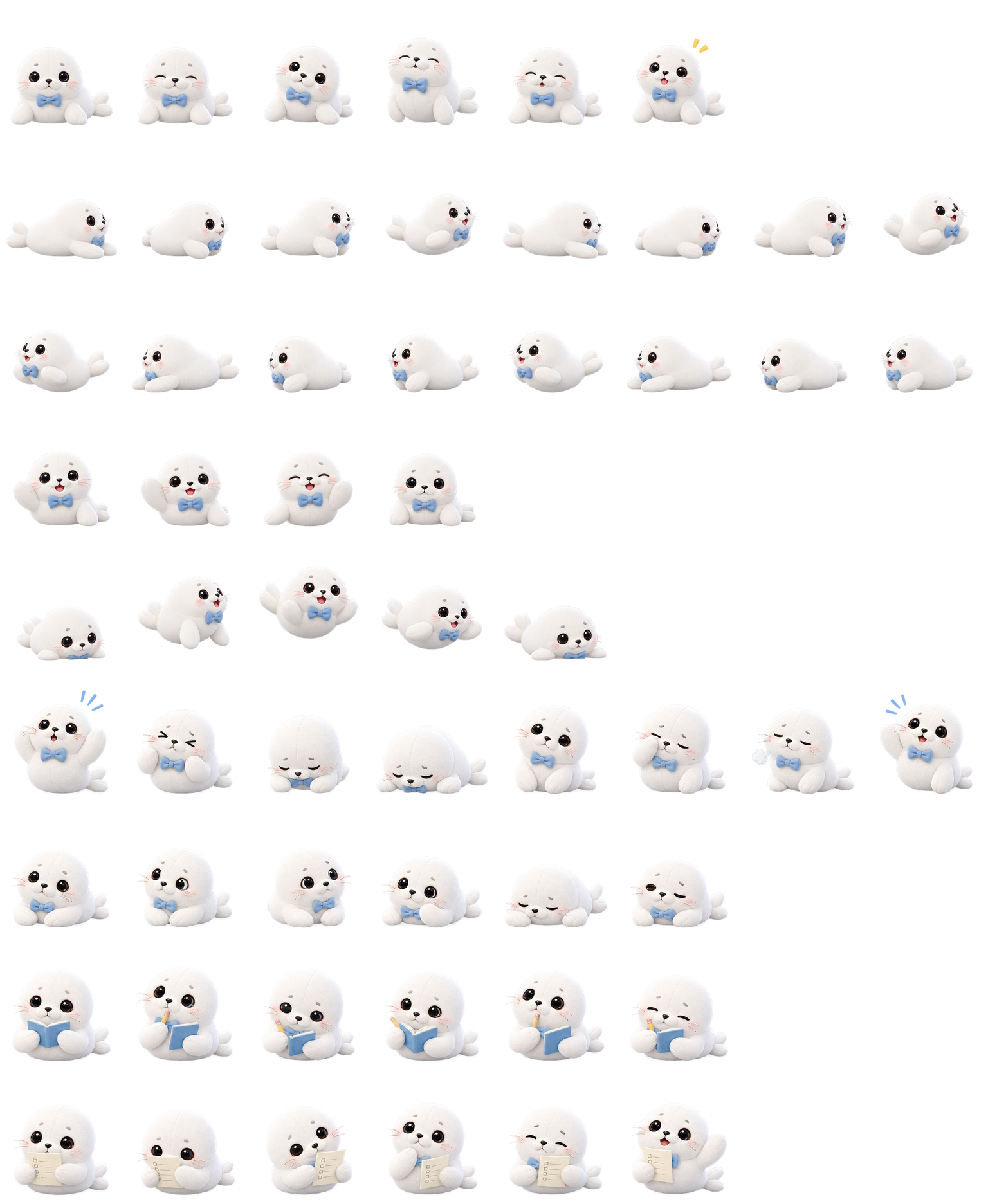 Seal Mochi Codex pet original spritesheet