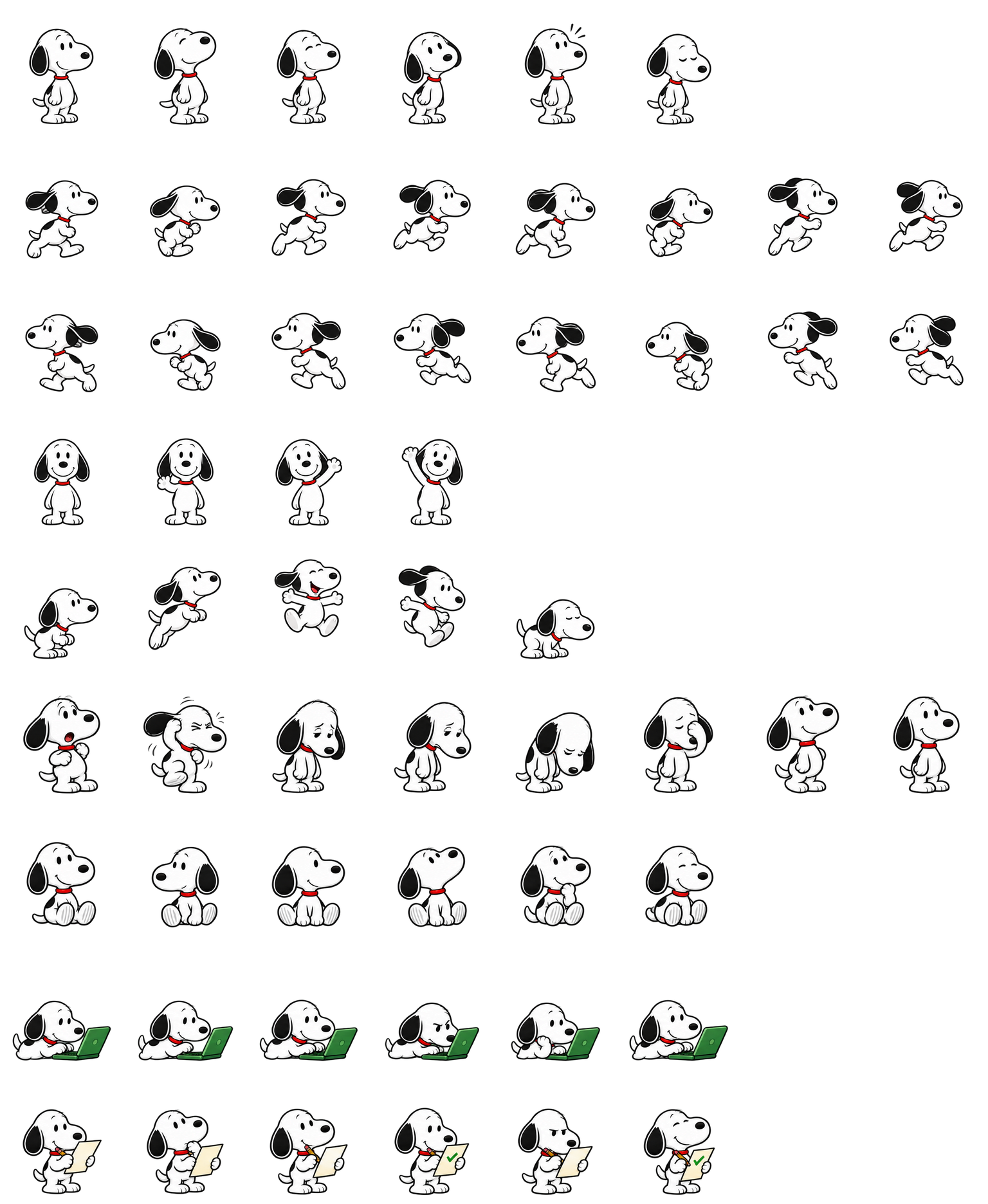 Snoopy Daydream Codex pet original spritesheet