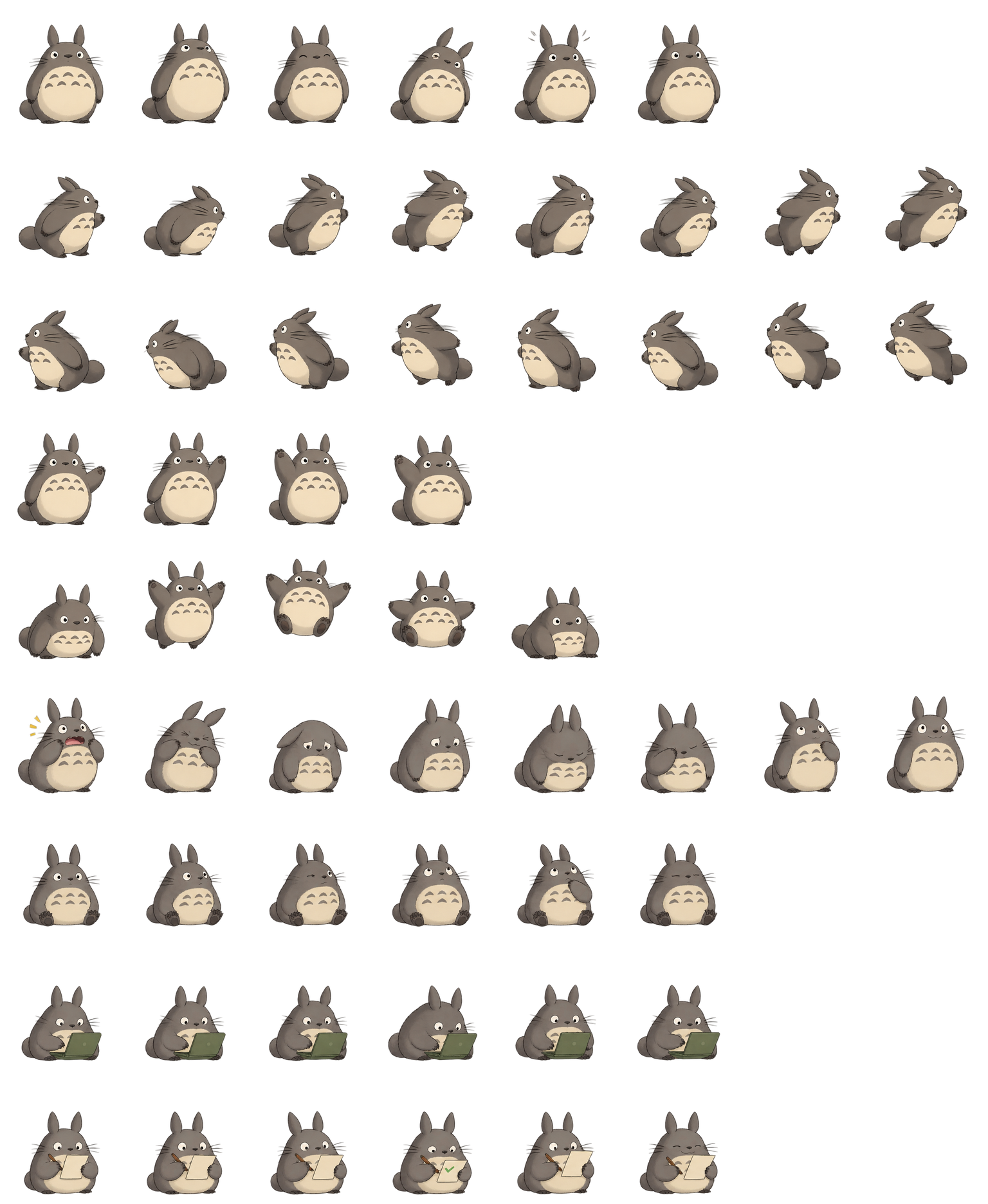 Totoro Pebble Codex pet original spritesheet