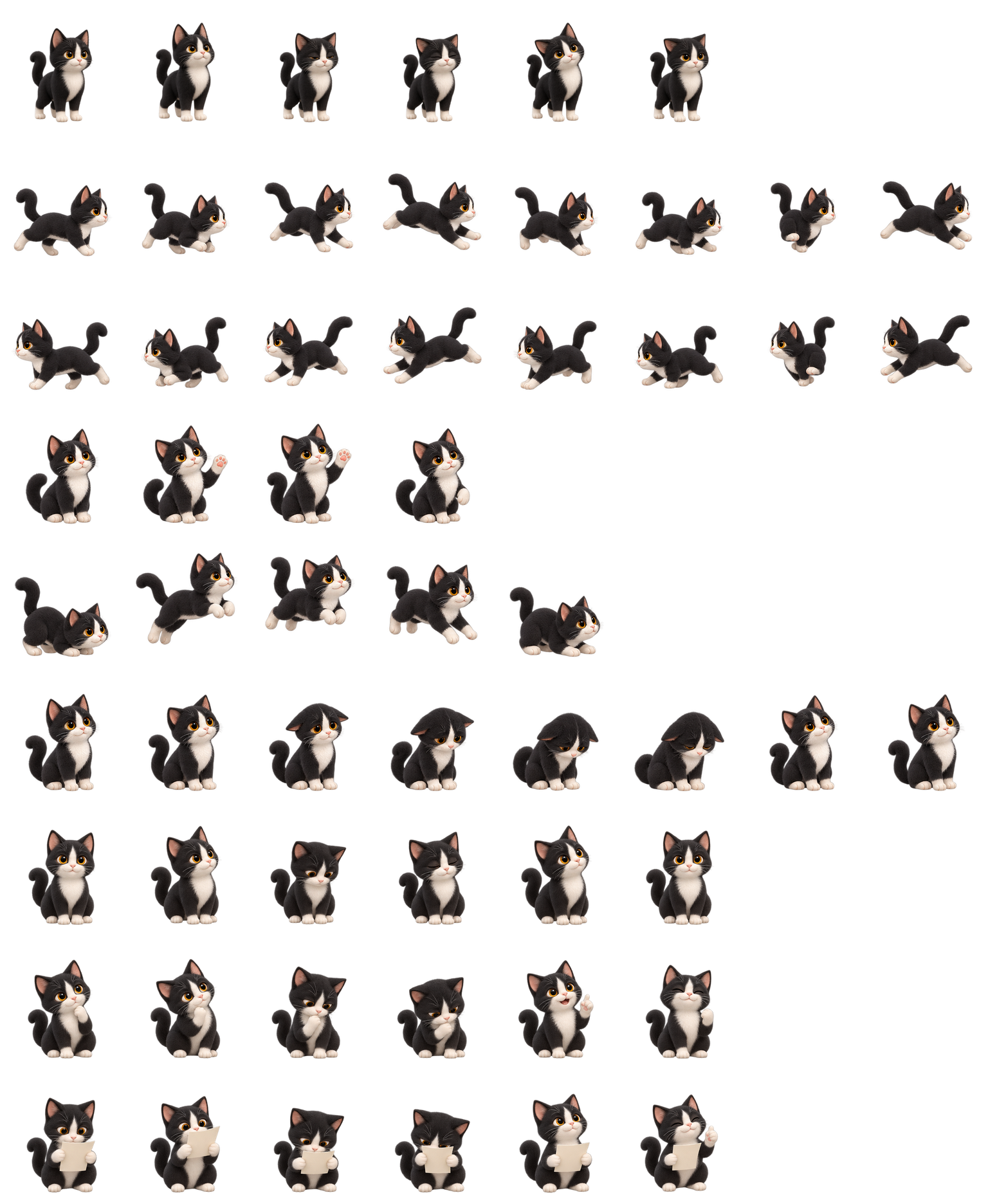 Tuxedo Bean Codex pet original spritesheet